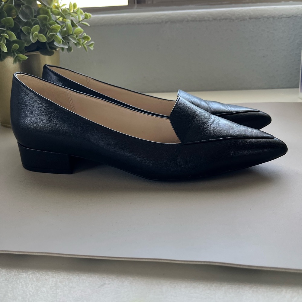 Cole Haan Women's Black Leather Flats - Picture 3 of 7